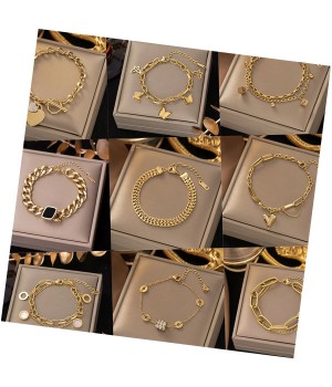 Wholesale Stainless Steel Jewelry Fashion Personality Titanium Steel Hip Hop Cuban Bracelet for Gifts