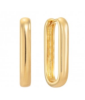 Fashionable jewelry Earrings Anti-allergy Customize18 K Gold Plated PVD Gold Plated Jewellery Bold Earring stainless steel