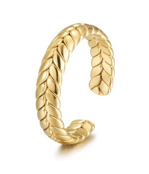 Stainless Steel Open Ring Chunky Minimalist Cool Style Women Jewelry Gift ring